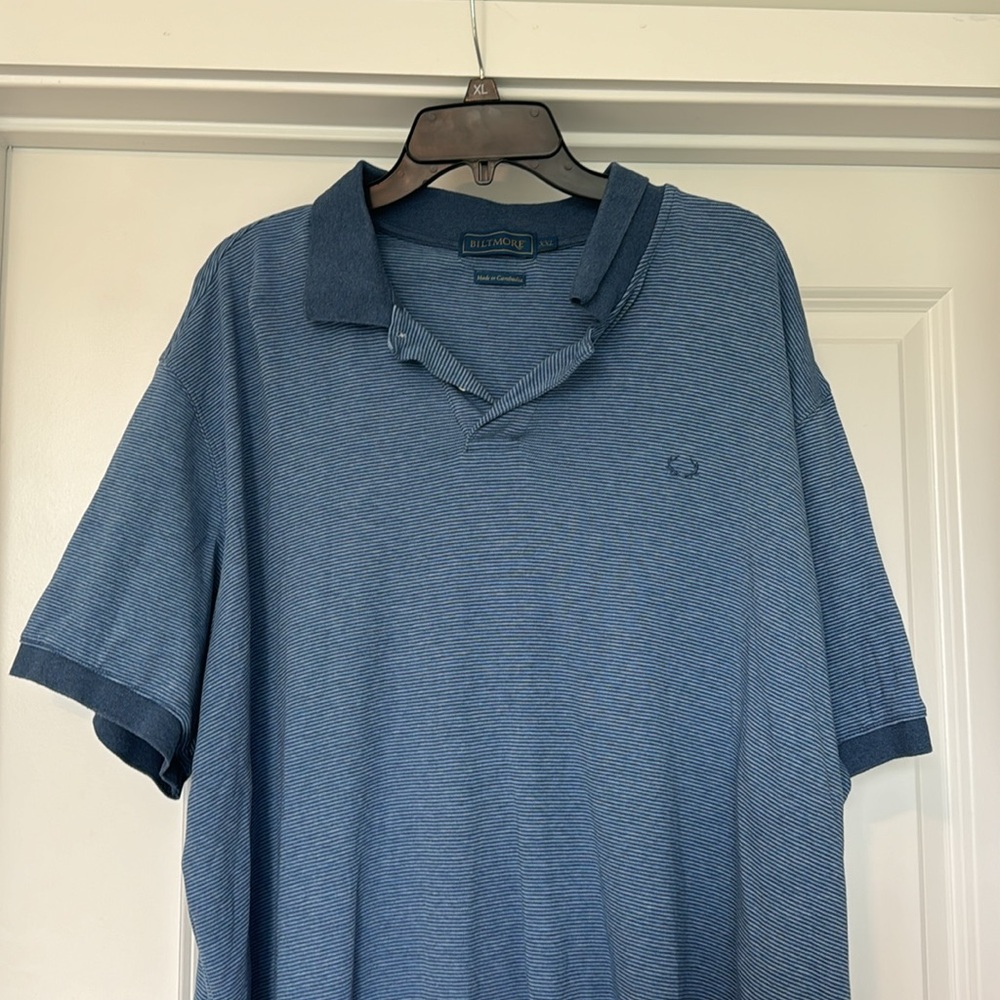 Biltmore Polo Blue Short Sleeve 2XL